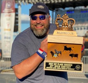 Morgantown native pitmaster Luke Darnell is smoking up the competition on Food Network’s BBQ USA